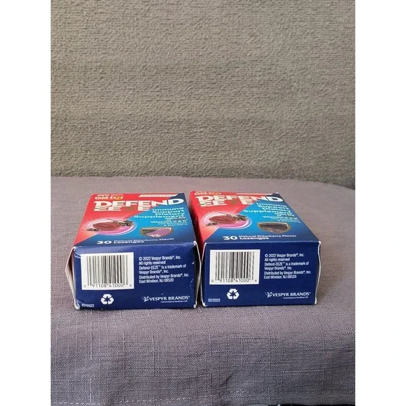 2 Pack Cold-EEZE Defend-EEZE Immune Support 30 Elderberry Flavor Lozenges no Exp - Picture 6 of 7